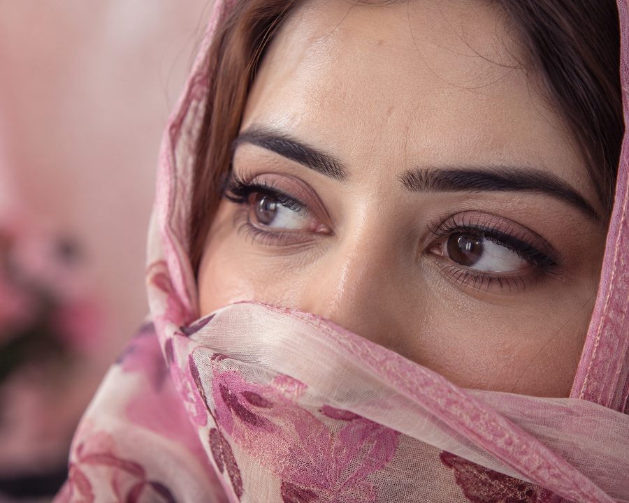 Eye makeup and lashes at Derma Glow Makeup Studio, Peshawar