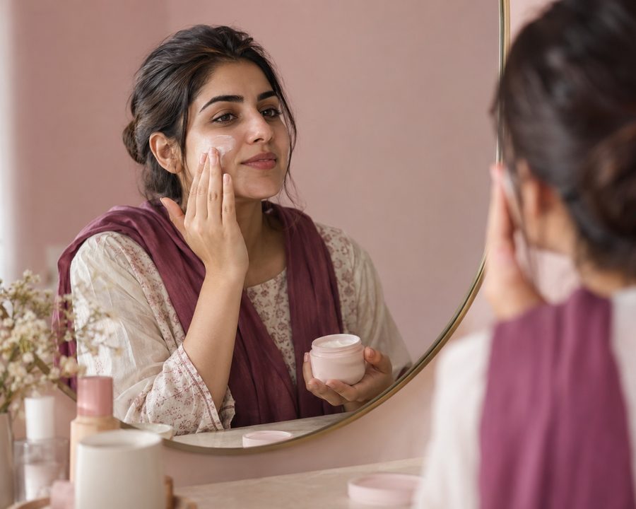 Skincare routine after treatment at Derma Glow Peshawar